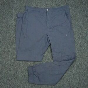 Mack Weldon Pants Mens Medium Blue Jogger Pockets‎ Tapered Stretch